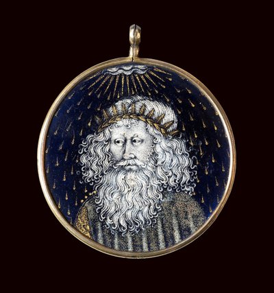 Medaille met de Visioen van de Keizer Augustus van de Maagd en Kind door Limbourg Brothers